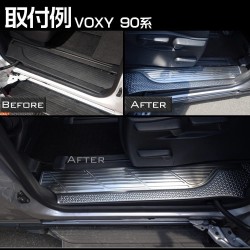 (C-BDTI) TOYOTA NOAH VOXY (90) Tokutoyo (トクトヨ) Stainless Steel Side Step Cover [‎C012330YH]