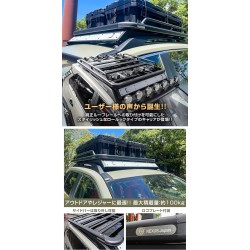 (C-BDRO) NEXUS Japan (ネクサスジャパン) TOYOTA 豐田 RAV4 (50) 冒險型車頂架, 可拆式側欄 [rcrkt056-of-b]