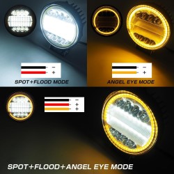 (CC-LSL) NEXUS Japan (ネクサスジャパン) LED Roof Light, White, Yellow, Squid Ring [‎suvlht-34led-wy-rav4]