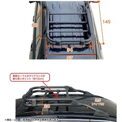 (C-BDRO) GI★GEAR (ジーアイ・ギア) TOYOTA 豐田 RAV4 (50) 車頂行李架 [‎N19-RVY010]