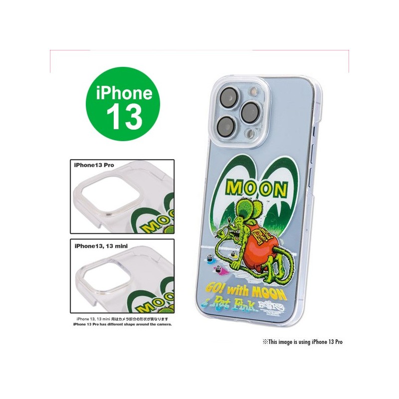 (GG-PH) Rat Fink X MOON Paint iPhone 13 Hard Case [MG939-13]