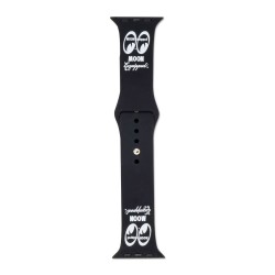 (G-WA) MOON Equipped Apple Watch Band [MQG210BK]