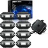 MICTUNING C1 RGBW LED Rock Lights [‎MIC-8RL-379]