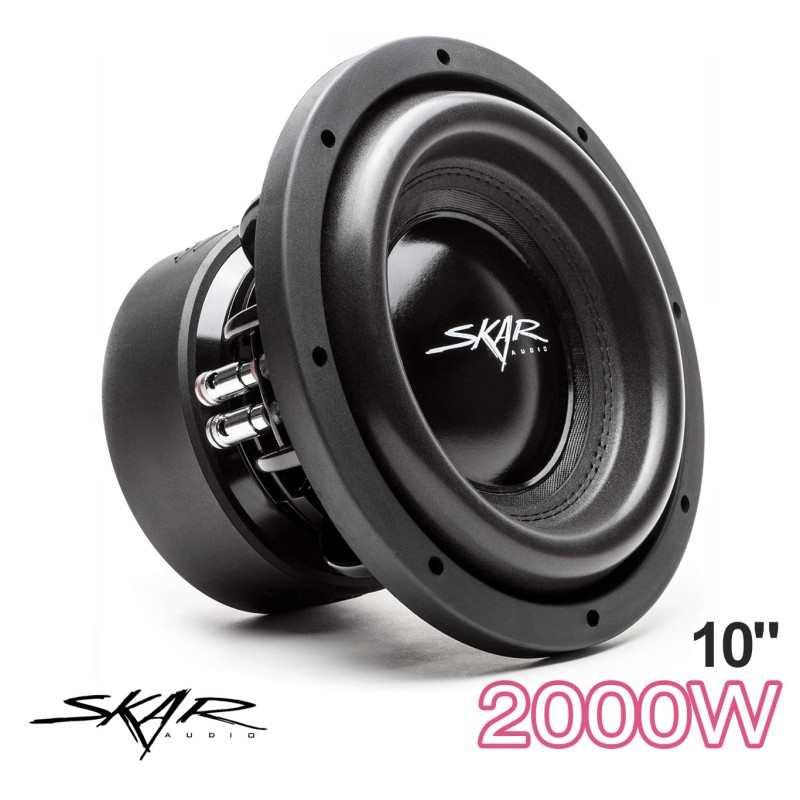 (C-AV-SW) Skar Audio EVL Series 10" 2000 瓦最大功率 Dual 2 Ohm 汽車重低音 [‎EVL-10 D2]