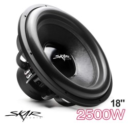 (C-AV-SW) Skar Audio EVL Series 18" 2500 瓦最大功率 Dual 2 Ohm 汽車重低音 [‎EVL-18 D2]