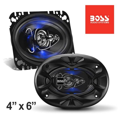 (C-AV-SP) BOSS Audio Systems LED Full Range 4” x 6” 汽車喇叭 (一套2件) [BE464]