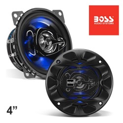 (C-AV-SP) BOSS Audio Systems LED Full Range 4” Car Stereo Speakers (Set of 2) [BE423]