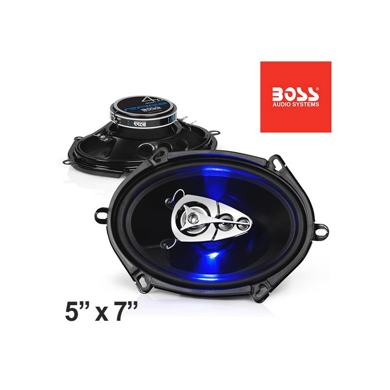 (C-AV-SP) BOSS Audio Systems LED Full Range 5” x 7” 汽車喇叭 (一套2件) [‎BE5768]