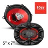 (C-AV-SP) BOSS Audio Systems Chaos 系列 5” x 7” 汽車門立體喇叭, 紅色 [‎CH5730]