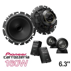 (C-AV-SP) Carrozzeria (Pioneer) 6.3" (16cm) Separate 2-Way, High Resolution Compatible Speakers [TS-C1630SII]