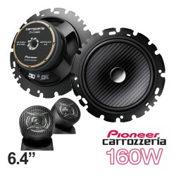 (C-AV-SP) Carrozzeria (Pioneer) 6.3” (16cm) Separate 2-Way, High Resolution Compatible Speakers [TS-F1640SII]