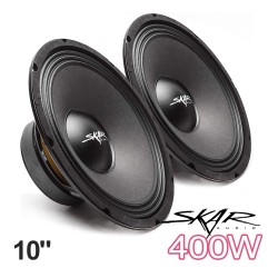 (C-AV-SP) Skar Audio FSX Series 10" 400 Watt 4 Ohm Pro Audio Midrange Loudspeaker, Pair [FSX10-4]
