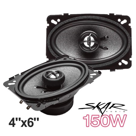 (C-AV-SP) Skar Audio RPX Series 4" x 6" 150 瓦同軸汽車喇叭, 對 [‎RPX46]