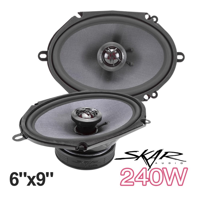 (C-AV-SP) Skar Audio RPX Series 6" x 9" 240 瓦同軸汽車喇叭, 對 [‎RPX69]