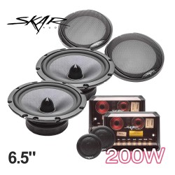 (C-AV-SP) Skar Audio TX Series 6.5" 200 Watt 2 Way Elite Coaxial Component Car Speakers, Pair [TX65C]