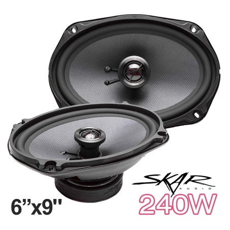 (C-AV-SP) Skar Audio TX Series 6” x 9" 240 瓦2路精英同軸汽車喇叭, 對 [TX69]