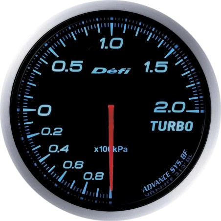 (CC-GE) Defi (デフィ) φ60 Defi-Link ADVANCE BF Turbo Meter 200kpa, Blue [‎DF09903]