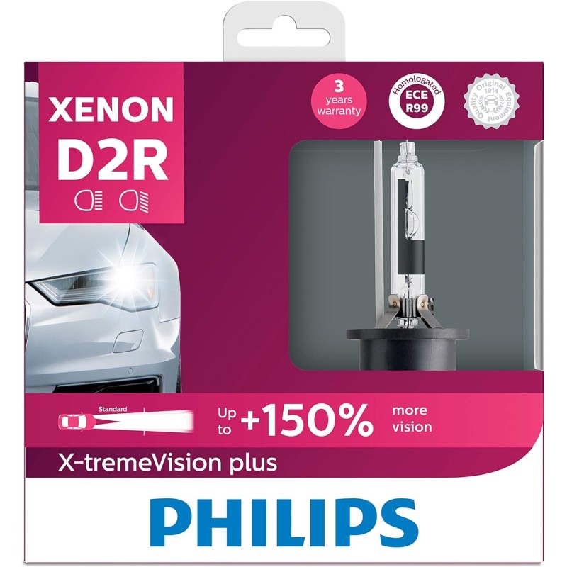 (CC-LB) Philips (フィリップス) HID 頭燈燈泡 D2R 4800K 85V 35W [‎85126XV2X2]