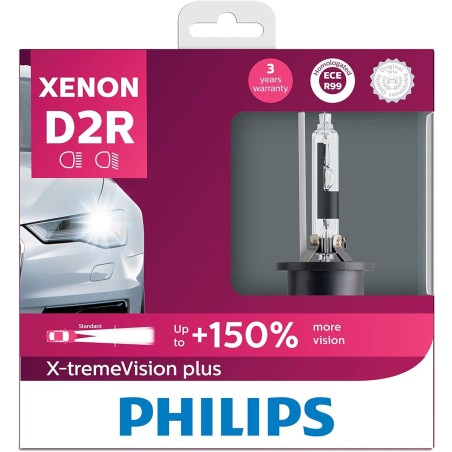 (CC-LB) Philips (フィリップス) Bulb & Light HID Headlight D2R 4800K 85V 35W [85126XV2X2]