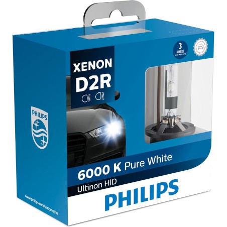 (CC-LB) Philips (フィリップス) Bulb & Light HID Headlight D2R D2C 6000K 85V 35W [‎85126WXX2]