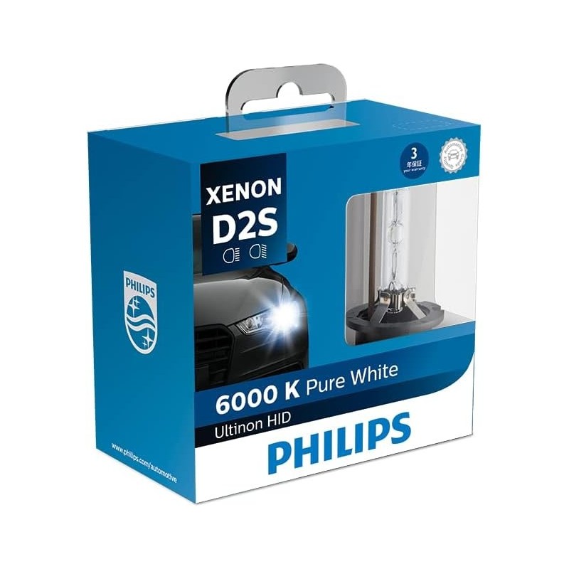 (CC-LB) Philips (フィリップス) Bulb & Light HID Headlight D2S 6000K 85V 35W [‎‎85122WXX2]