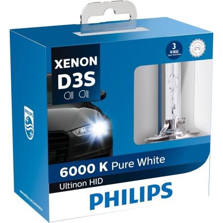 (CC-LB) Philips (フィリップス) HID 頭燈燈泡 D3S 6000K 42V 35W [‎42403WXX2]