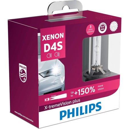 (CC-LB) Philips (フィリップス) HID 頭燈燈泡 D4S 4800K 42V 35W [42402XV2X2]