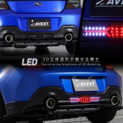 (CC-LBL) AVEST (アベスト) TOYOTA 86 V2 LED 高位煞車燈, 燻黑 [SB3003-J-CBR]