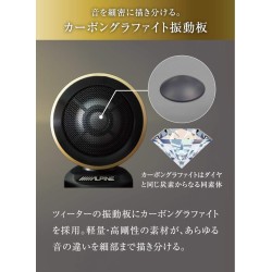 (C-AV-SP) Alpine (アルパイン) TOYOTA HARRIER (60) ‎Lift-Up 3WAY Speaker Exclusively [X3-710S-LUP-AV]