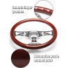 (CC-SW) SOMUSEN 15" Wood Grain Steering Wheel 軚盤 [‎W-110]