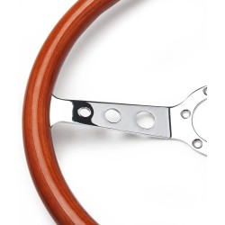 (CC-SW) SOMUSEN 15" Wood Grain Steering Wheel [‎W-120]