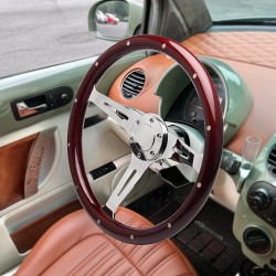 (CC-SW) SOMUSEN 15" Wood Grain Steering Wheel 軚盤 [‎W-131]