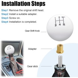 (CC-SS) SOMUSEN Shift Knobs 波棍頭 [691WH]