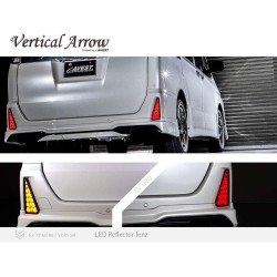 (CC-LRL) Valenti (ヴァレンティ) TOYOTA NOAH VOXY (80) LED Flowing Turn Signal Reflector Lens [‎AV-060]