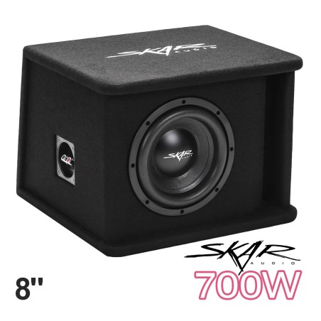 (C-AV-SW) Skar Audio SDR Series 8" 700 Watt Vented Subwoofer Enclosure [‎SDR-1X8D2]