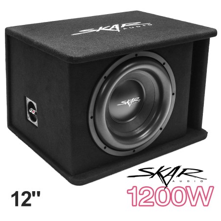 (C-AV-SW) Skar Audio SDR Series 12" 1200 Watt Vented Subwoofer Enclosure [‎SDR-1X12D2]