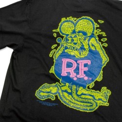 (G-AP-SW) Rat Fink Contrast Color Long Sleeve T-Shirt [RILF132]