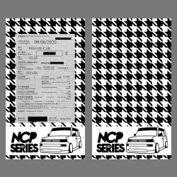 (CC-VLS) TOYOTA bB (NCP3X) Vehicle License Sticker [LS-002]