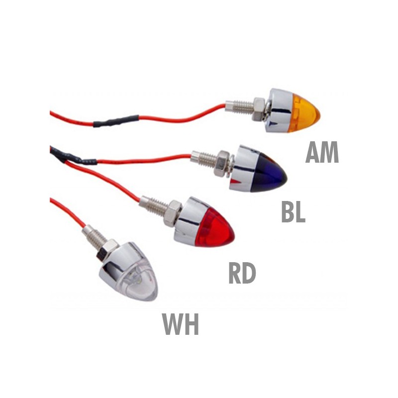 (CC-LB) License Bullet Bolts with LED [AA108]