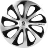 (CC-WRWC) Sparco Sicilia 13”-16” Wheel Covers 輪冚 [SPC1573SVBK]