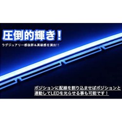 (CC-LLB) OFC TOYOTA 豐田ALPHARD VELLFIRE (30) 前鬼面罩 Bumper LED 燈裝飾, 一套2件 [FJ4612]