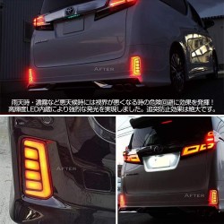 (CC-LRL) Tokutoyo (トクトヨ) TOYOTA 豐田ALPHARD VELLFIRE (30) LED 反光流水尾燈 [‎C012218]