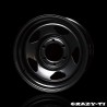 (CC-WRWH) ZERO (ゼロハウス) TOYOTA HIACE (200) CRAZY T-1 Wheels - Tetchin Iron, Black [T-1-BK]