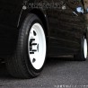 (CC-WRWH) ZERO (ゼロハウス) TOYOTA 豐田 HIACE (200) CRAZY T-1 車輪 - Tetchin Iron, 白色 [T-1-WH]