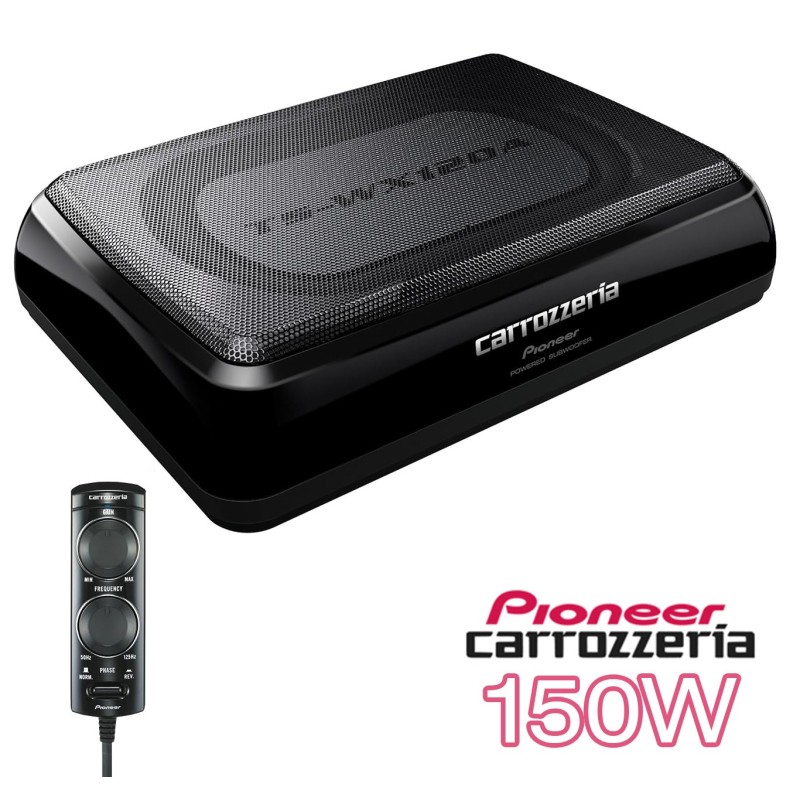 (C-AV-SW) Carrozzeria (Pioneer) 150W 20×13cm 密封主動式動低音揚聲器 [TS-WX120A]