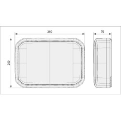 (C-AV-SW) Carrozzeria (Pioneer) 170W 20x13 cm Powered Subwoofer [TS-WX140DA]