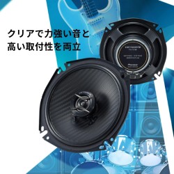 (C-AV-SP) Carrozzeria (Pioneer) 160W 6.7” (17cm) Separate 2-Way, High Resolution Compatible Speakers [TS-F1740II]