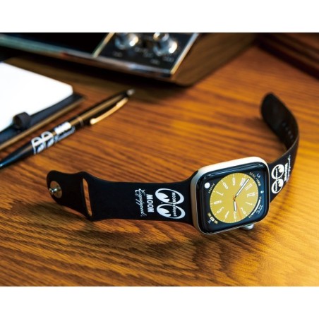 (G-WA) MOON Equipped Apple Watch Band [MQG210BK]