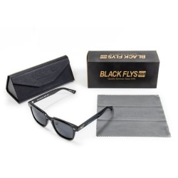 (GG-HL) BLACK FLYS x MOON Equipped Fly Clubman Sunglasses BK/GY [BF008BG]