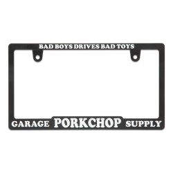 (CC-LF) PORKCHOP License Plate Frame [KGPC086]